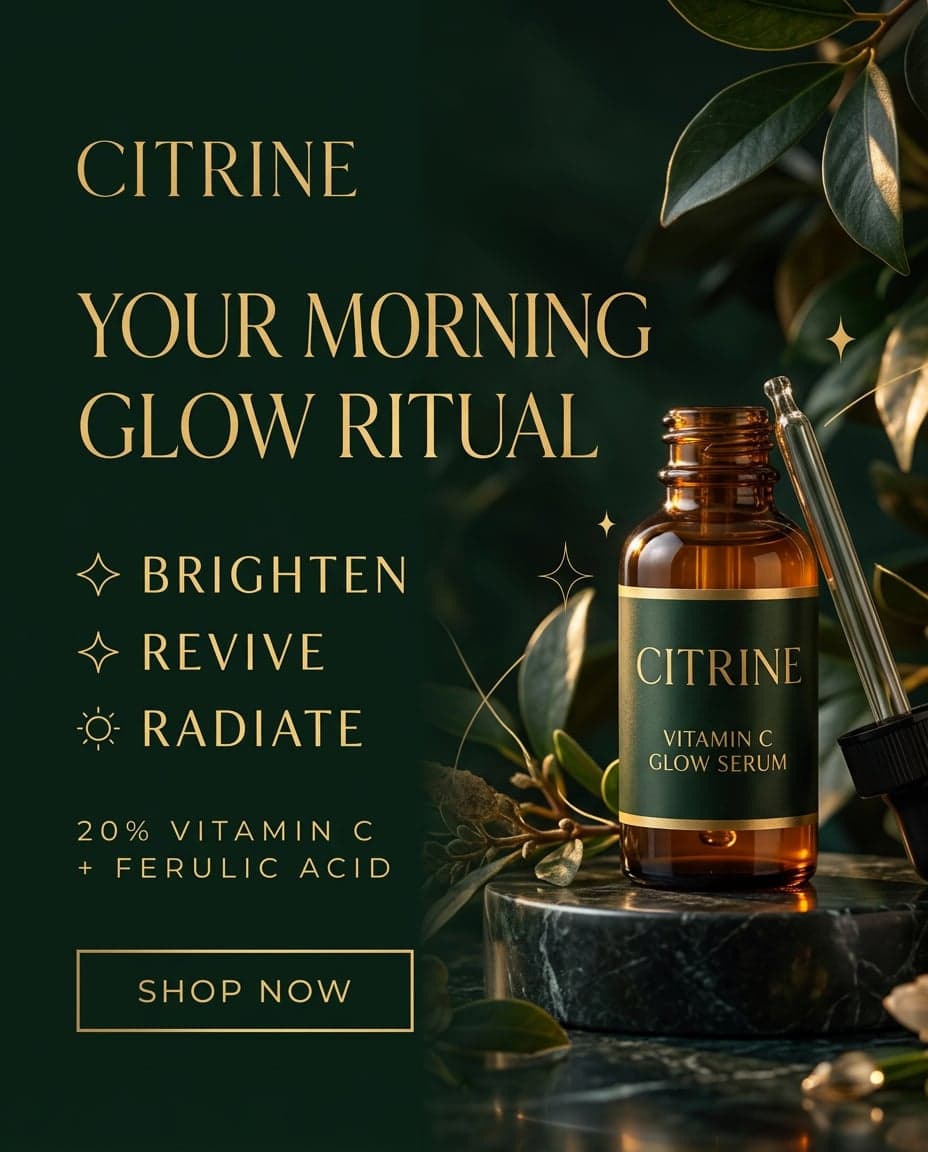 Citrine Morning Glow Ritual Social Media Ad